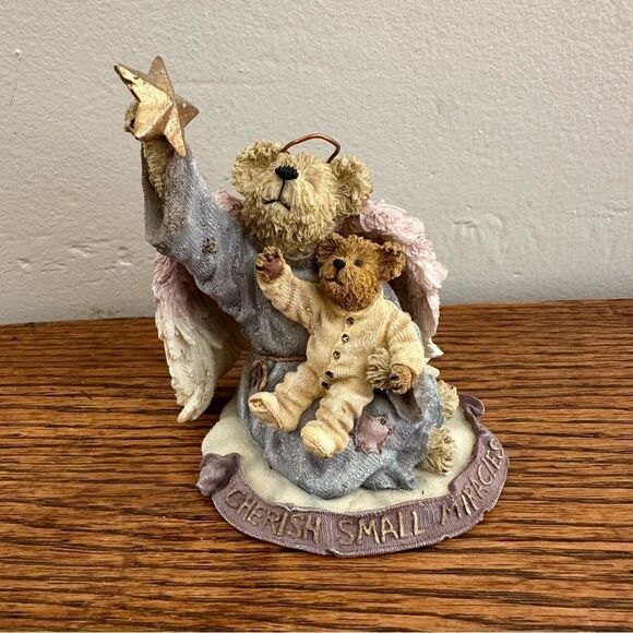 2002 Boyds Bear and‎ Friends The Bearstone Collection Cherish Small Miracles - Picture 1 of 5